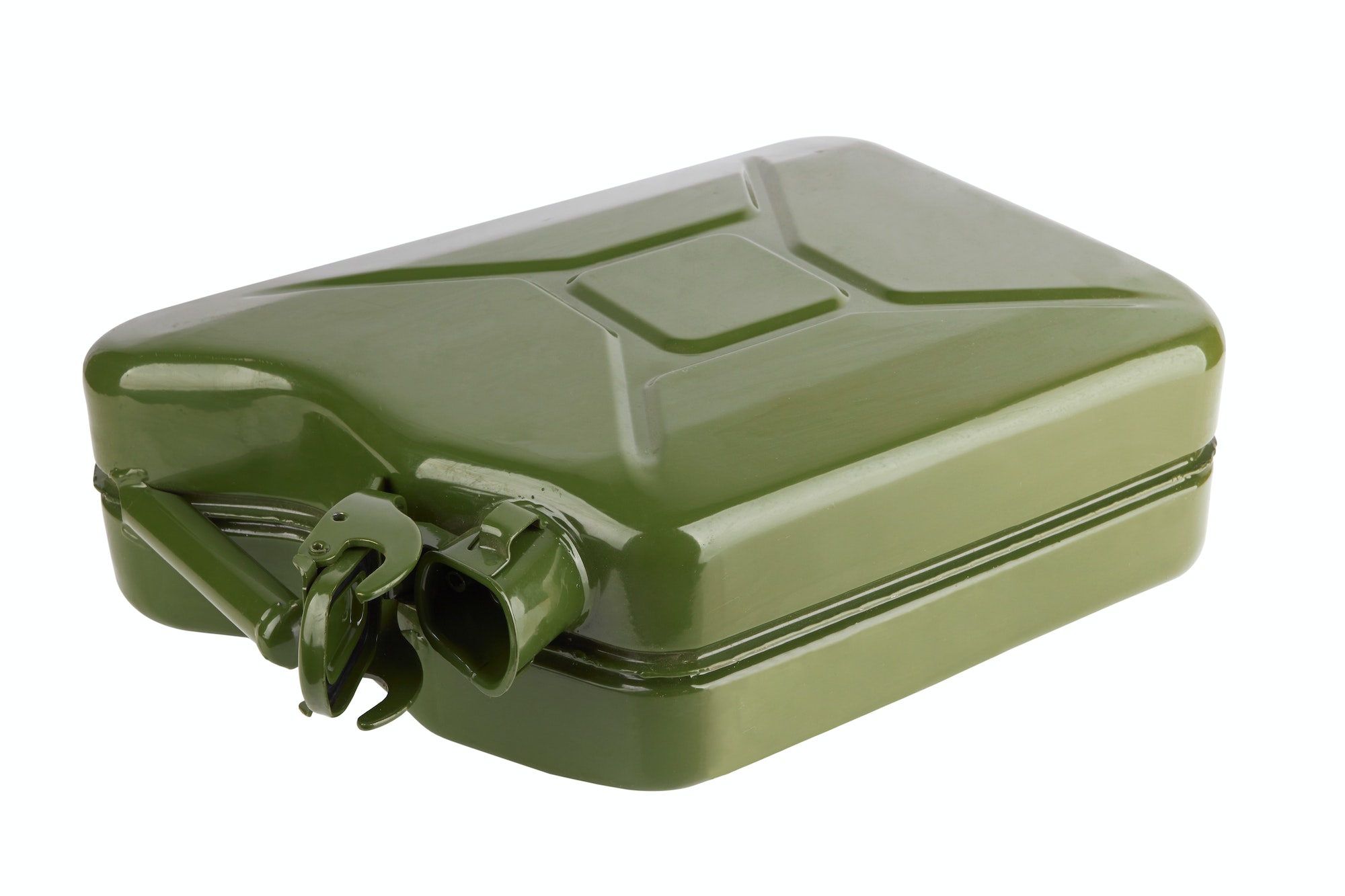 Green metal canister
